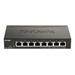 D-Link DGS-1100-08PV2 8-port Gigabit Smart Managed PoE switch, PoE budget 64W, fanless