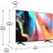 50E7HQ QLED SMART TV HISENSE