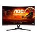 AOC LCD herní C32G3AE 31,5" zakřivený VA FreeSync/1920x1080@165Hz/80M:1/1ms/300cd/3000:1/2xHDMI/DP/Repro/VESA