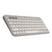 Logitech K380 Multi-Device Bluetooth Keyboard - SAND - US