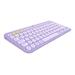 Logitech K380 Multi-Device Bluetooth Keyboard - LAVENDER LEMONADED - US