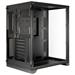 INTER-TECH C-702 Diorama Midi Tower, window, black