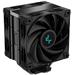 DEEPCOOL chladič AK400 Zero Dark Plus / 2x 120mm fan / 4x heatpipes / PWM / pro Intel i AMD / komplet černý