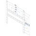 Neomounts  FPMA-VESA425 / VESA Conversion Strips - VESA 100 to 200x100, 200x200, 400x200, 400x400 / Black