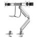 Neomounts Select  NM-D775DXSILVER / Flat Screen Desk mount (10-32") desk clamp/grommet / Silver