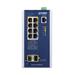 Planet IGS-4215-4UP4T2S průmyslový L2 PoE switch 8x 1Gb, 2x SFP 1Gb, 802.3bt 240W, IP30, -40 až 75°C, 48-54VDC