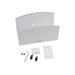 VERTICAL UNIVERSAL CPU HOLDER/BRIGHT WHITE TEXTURED