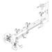 Neomounts  FPMA-HAC100 / Medical Flat Screen Ceiling Mount (162 cm long/170 cm high) box 1/2 / White