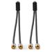 NEDIS PROFIGOLD stereo audio kabel/ 2x RCA zástrčka - 2x RCA zástrčka/ bvlna/ šedý/ BOX/ 2m