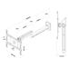 Neomounts  FPMA-HAW050 / Flat Screen Wall Mount (102 cm long) / White