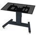 Neomounts  PLASMA-M2550TBLACK / Motorised Mobile Floor Stand (90° tilt) - VESA 200x200 up to 800x600 / Black