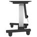 Neomounts  PLASMA-M2500TSILVER / Motorised Mobile Floor Stand (90° tilt) - VESA 200x200 up to 800x600 / Silver