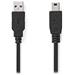 NEDIS kabel USB 2.0/ zástrčka USB-A - zástrčka USB Mini-B/ černý/ 1m