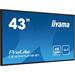 43" iiyama LE4341UHS-B1 - AMVA3,4K,DVI,HDMI,RS232