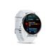 Garmin Venu 3, Silver/ White, silikonový řemínek