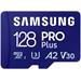 Samsung/micro SDXC/128GB/180MBps/Class 10/+ Adaptér/Modrá