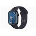 Apple Watch Series 9 Cellular 45mm Temně inkoustový hliník s inkoustovým sportovním řemínkem S/M