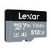 Lexar paměťová karta 512GB High-Performance 1066x microSDXC™ UHS-I, (čtení/zápis:160/120MB/s) C10 A2 V30 U3