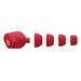 Beats Solo Buds-Wireless Earbuds-Transparent Red