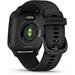 Garmin Venu Sq 2 Music, Slate / Black silicone band