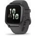 Garmin Venu® Sq 2, Slate / Shadow Grey silicone band