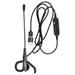 NEDIS headset/ PC sluchátka + mikrofon/ do uší/ Mono/ 96 dB/ USB-C/ USB-A/ černo-šedé