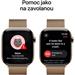 Apple Watch Series 10 Cellular 42mm Zlatý titan se zlatým milánským tahem