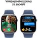 Apple Watch Series 10 42mm Stříbrný hliník s denimovým sportovním řemínkem M/L