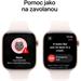 Apple Watch Series 10 42mm Růžově zlatý hliník se světle ruměnným sportovním řemínkem S/M