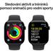 Apple Watch Series 10 Cellular 42mm Klavírně černý hliník s černým sportovním řemínkem S/M