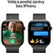 Apple Watch Series 10 Cellular 42mm Břidlicově šedý titan s břidlicově šedým milánským tahem