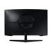 SAMSUNG MT LED LCD Gaming Monitor 32" Odyssey LS32CG552EUXEN -prohnutý, VA,1ms,165Hz,2560x1440,HDMI,Display Port