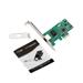 iTec  PCI-E Gigabit Ethernet Card 1000/100/10MBps with Low Profile Backplate