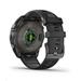 Garmin fenix® 8 – 47 mm, AMOLED, Sapphire, Carbon grey DLC titanium s Black/Gray silikonovým řemínkem, EU