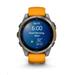 Garmin - fenix 8 Solar Sapphire - 51 mm - Titanium with Amp Yellow | Graphite Silicone Band, EU