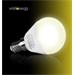 WHITENERGY LED žárovka, 3xSMD2835, B45, E14, 3W, bílá mléčná