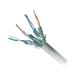 Gembird Patch kabel RJ45, cat. 6A, FTP, LSZH, 0.25m, šedý