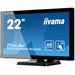 22" LCD iiyama T2236MSC-B2AG - multidotekový, FullHD, AMVA, kapacitní, USB