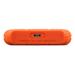 LACIE RUGGED 4TB USB-C USB3.0 Drop crush and rain-resistant for all terrain use orange