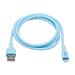 Tripplite Kabel USB-A/Lightning Synch/Nabíjení,MFi,Samec/Samec,Safe-IT Antibakt,flex,sv.modrá, 0.91m