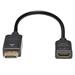 Tripplite Video adaptér DisplayPort / HDMI (Samec/Samice), HDCP, černá, 0.31m