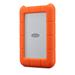 LACIE RUGGED 1TB USB-C USB3.0 Drop crush and rain-resistant for all terrain use orange