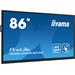 iiyama ProLite TE8612MIS-B3AG - 86" Třída úhlopříčky (85.6" zobrazitelný) displej LCD s LED podsvícením - interaktivní digital si