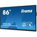 iiyama ProLite TE8612MIS-B3AG - 86" Třída úhlopříčky (85.6" zobrazitelný) displej LCD s LED podsvícením - interaktivní digital si