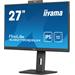 27" iiyamaXUB2790QSUH-B1:IPS,QHD,HAS,USB-C,cam