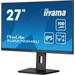 iiyama ProLite XUB2793HSU-B6 - LED monitor - 27" - 1920 x 1080 Full HD (1080p) @ 100 Hz - IPS - 250 cd/m2 - 1000:1 - 1 ms - HDMI,