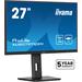 27" iiyama XUB2797QSN-B2:IPS,QHD,USB-C,RJ45,HAS