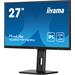 27" iiyama XUB2797QSU-B2:IPS,QHD,HDMI,DP,HAS,repro