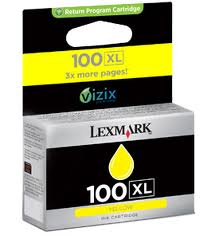 100XL Yellow High Yield Return Program Ink Cartridge - 600 stran