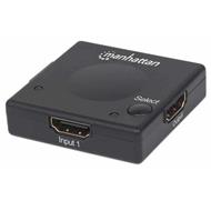 1080p 2-Port HDMI Switch, Automatic and Manual Switching, Black